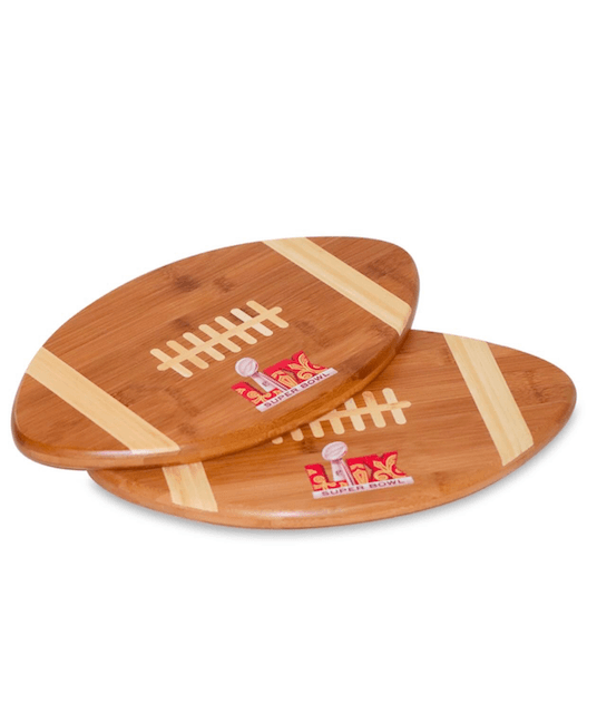Football-Shaped Cutting Board